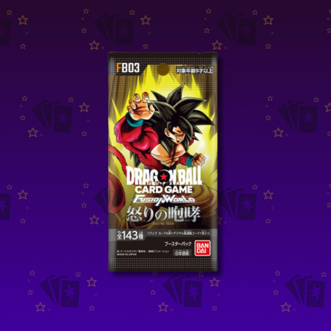 DragonBall Super Fusion World FB03 Raging Roar Einzelbooster (Japanisch)