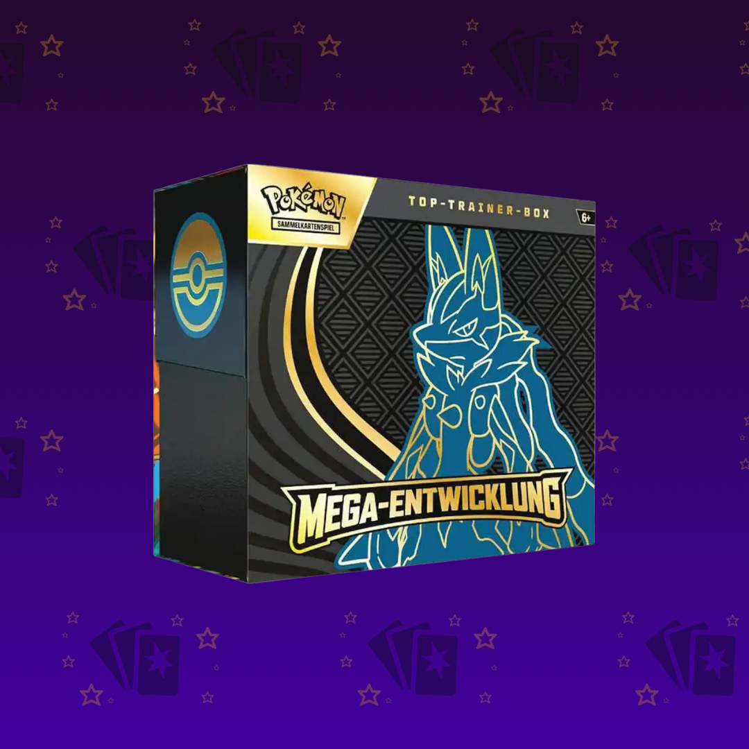 Mega Entwicklung Top Trainer Box Mega Lucario