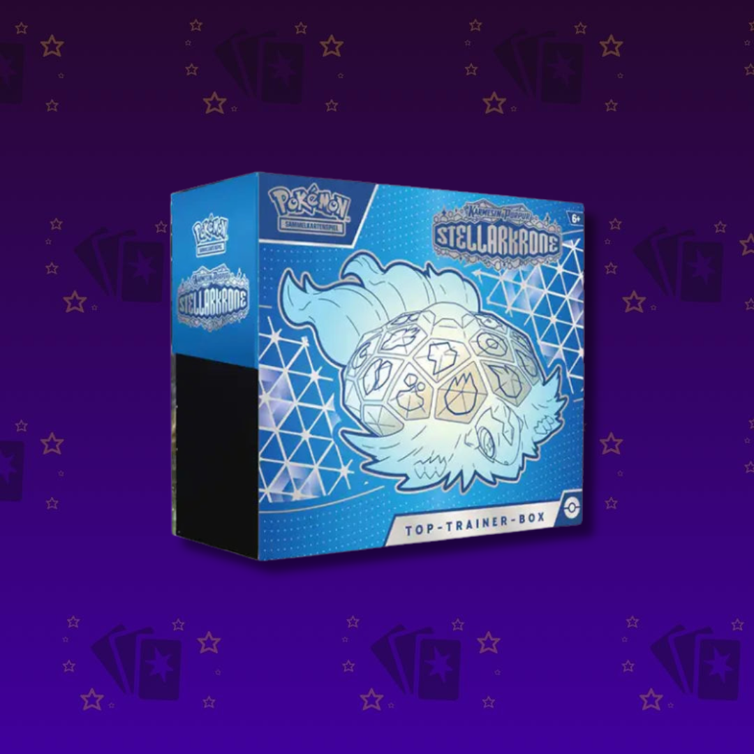 Karmesin Purpur Stellarkrone Top Trainer Box