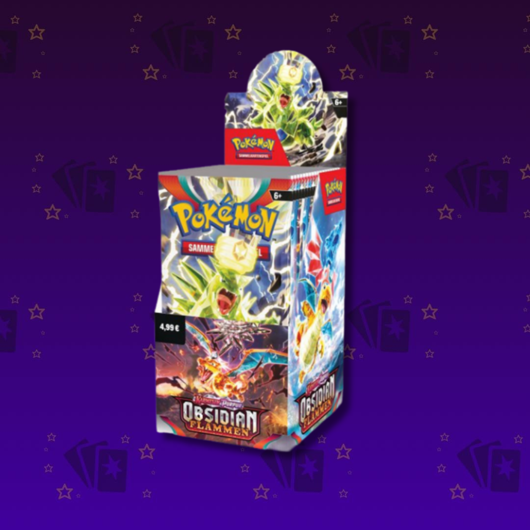 Pokemon Karmesin & Purpur Obsidian Flammen Display (18 Booster) (deutsch)