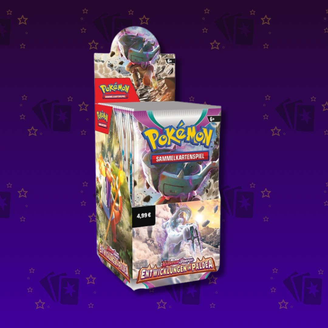 Pokemon Karmesin & Purpur Entwicklungen in Paldea Display (18 Booster) (deutsch)