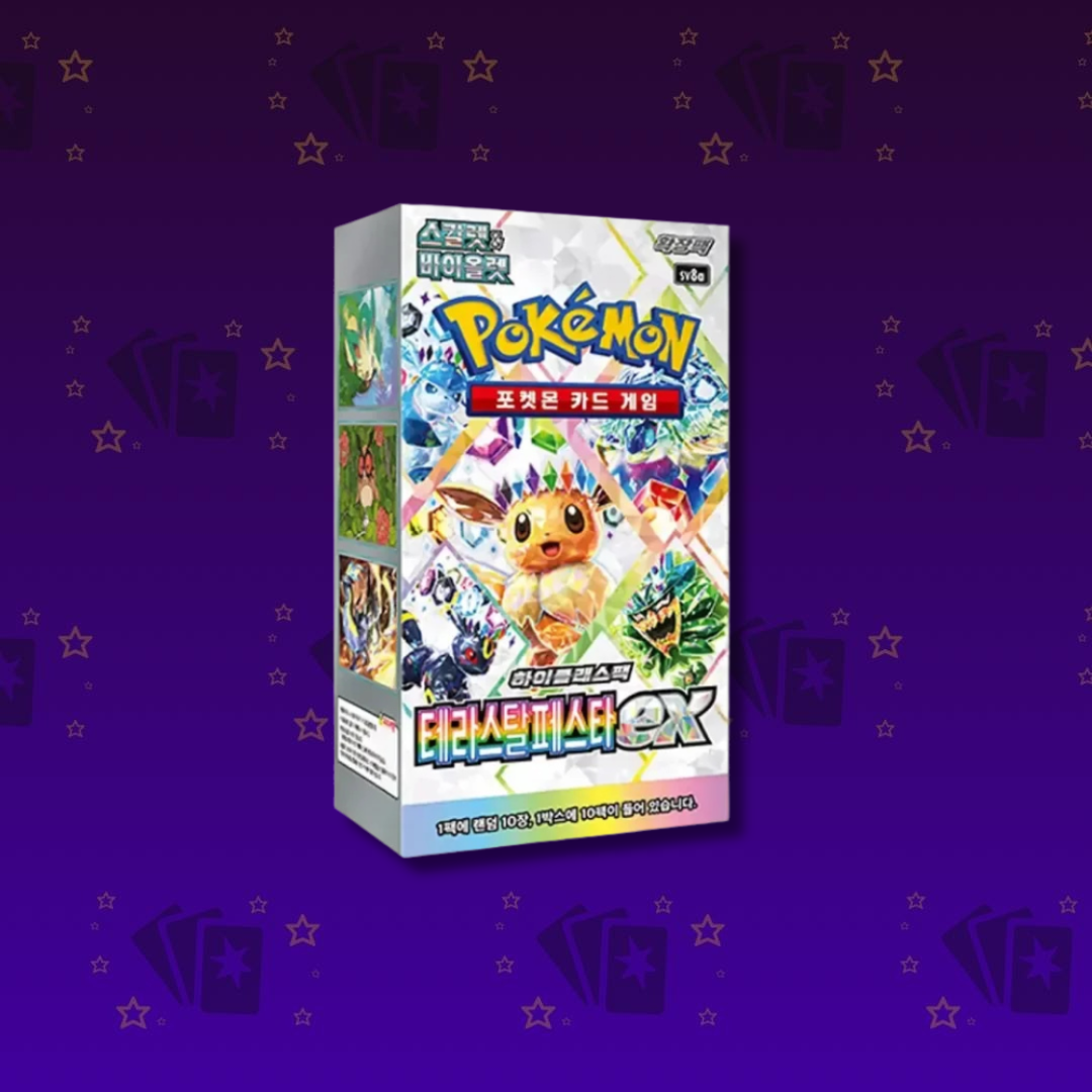 Pokemon Terastal Festival Display Koreanisch