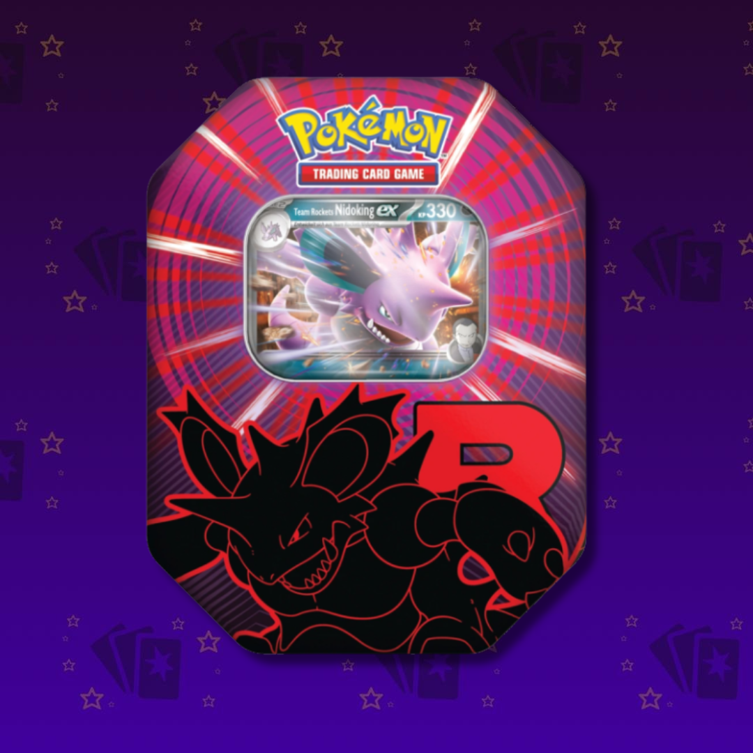 Team Rockets Nidoking Ex Tin Box
