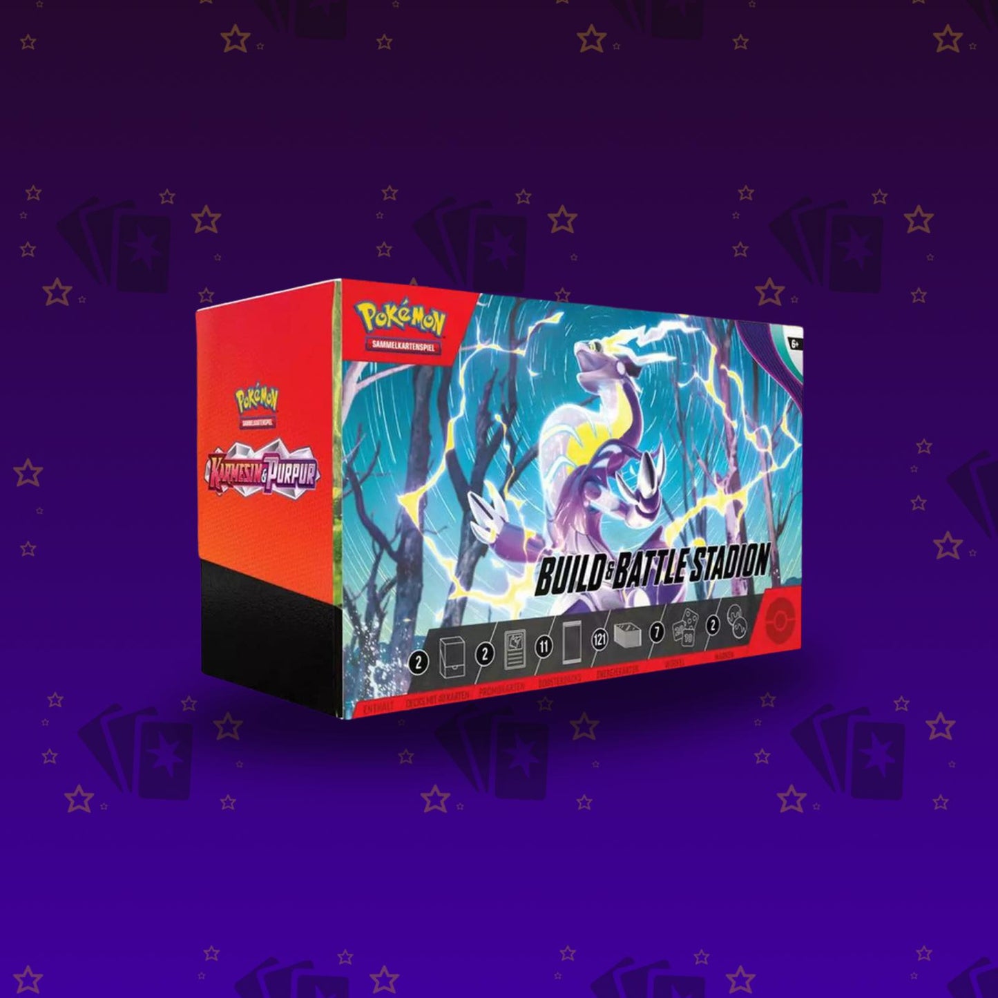 Karmesin Purpur Build & Battle Stadion Box
