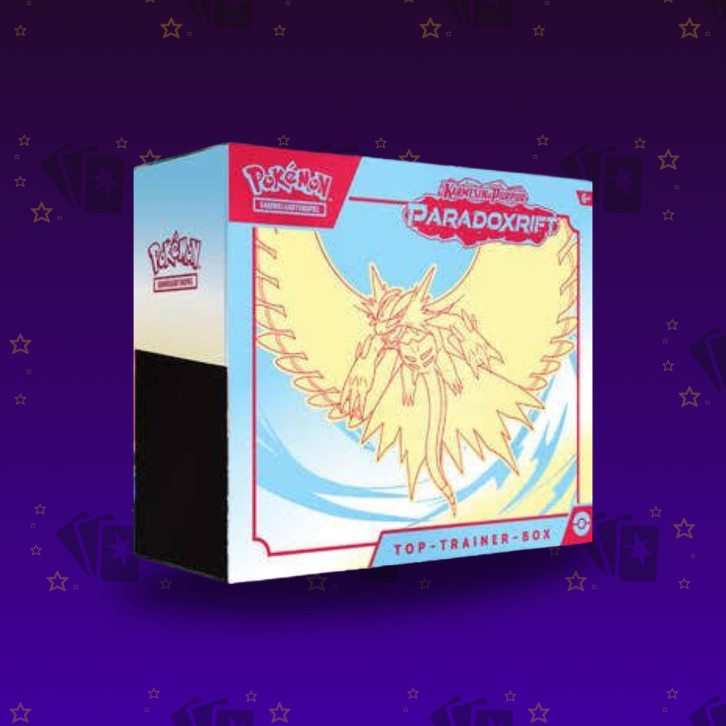 Karmesin Purpur Paradox Rift Donnersichel Top Trainer Box