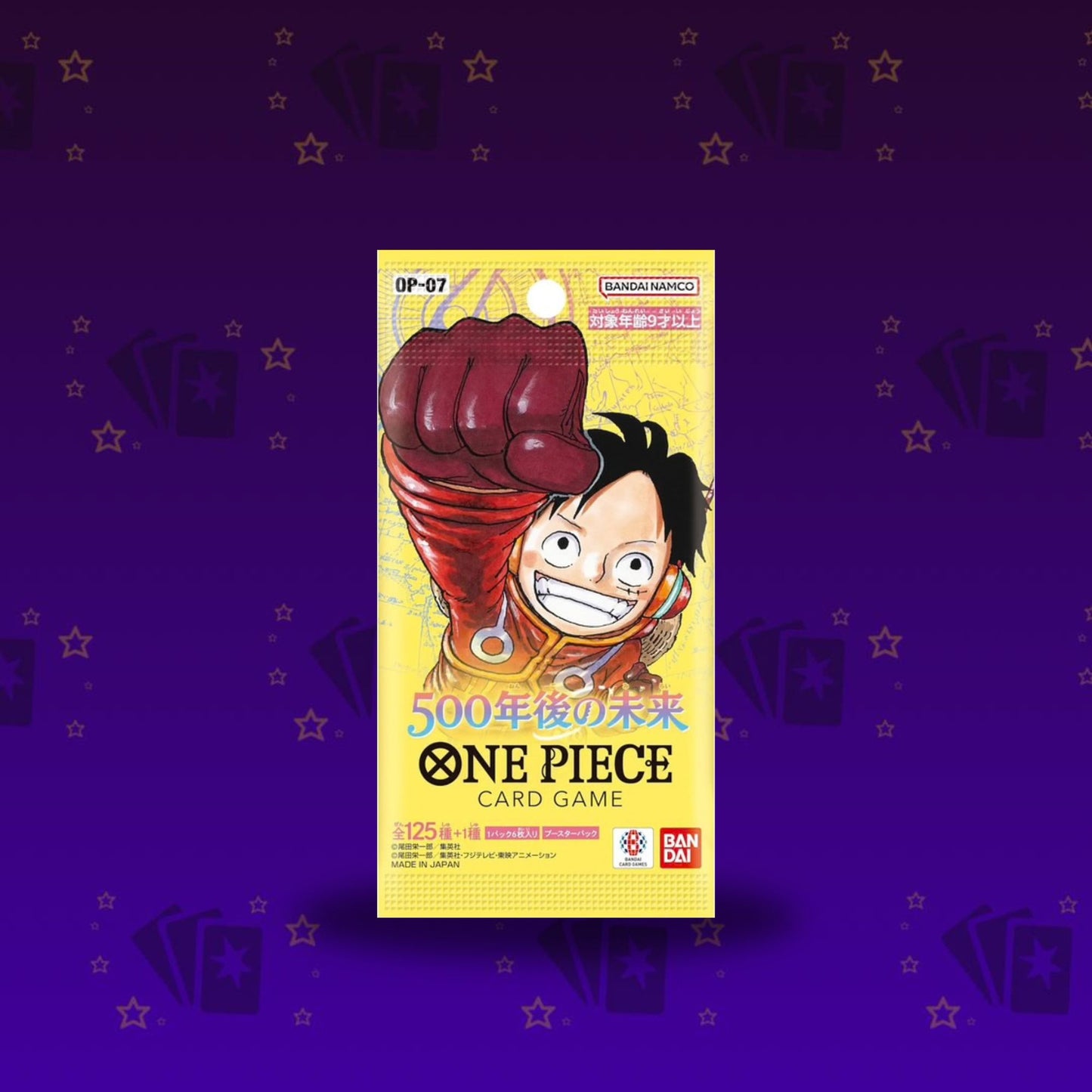 One Piece OP-07 500 Years into the Future Einzelbooster (Japanisch)