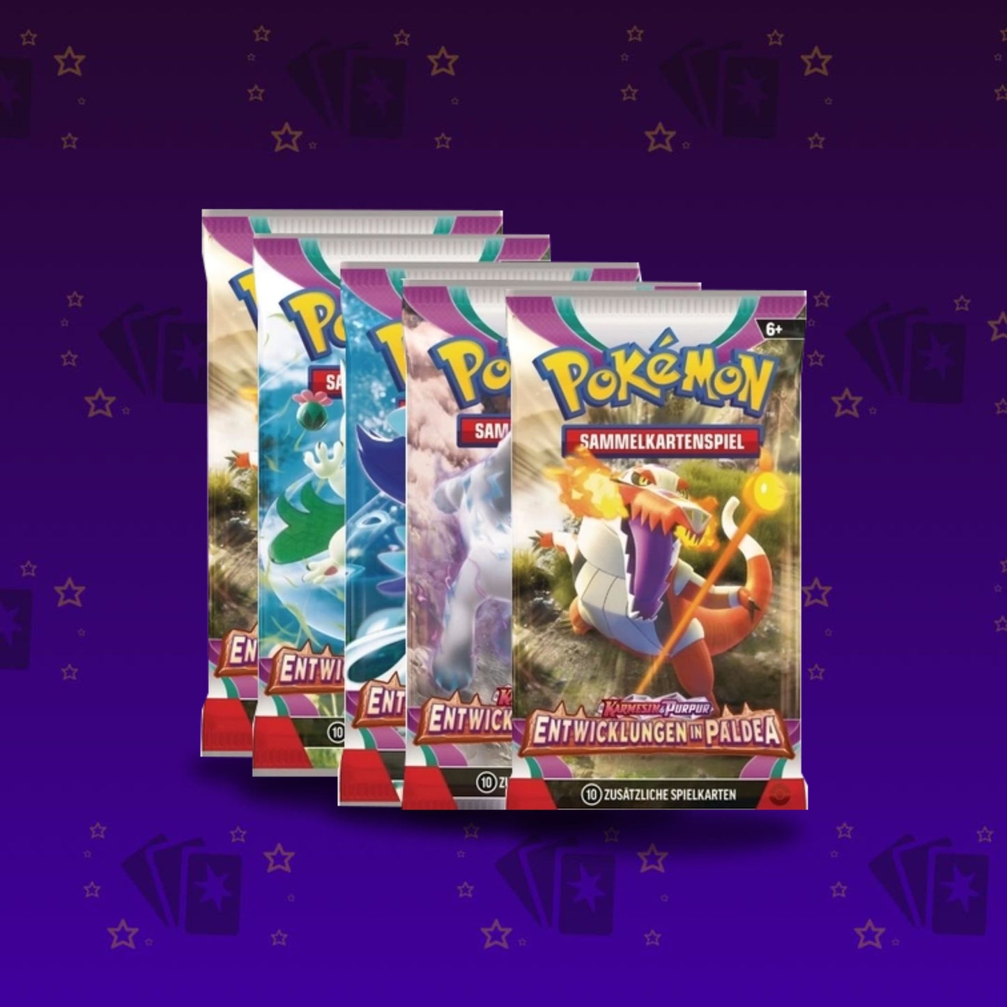 Karmesin Purpur Entwicklungen in Paldea Einzelbooster