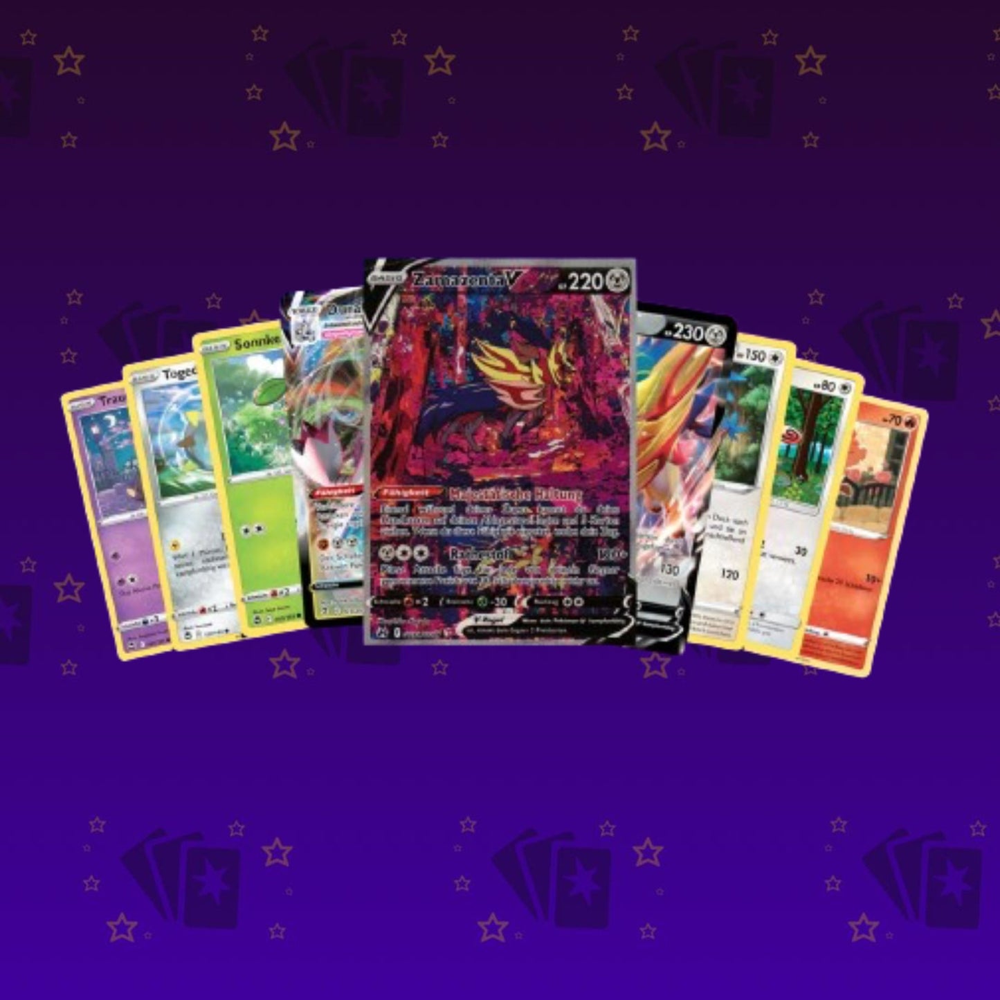 50 verschiedene Pokemon Karten (Schwert & Schild)