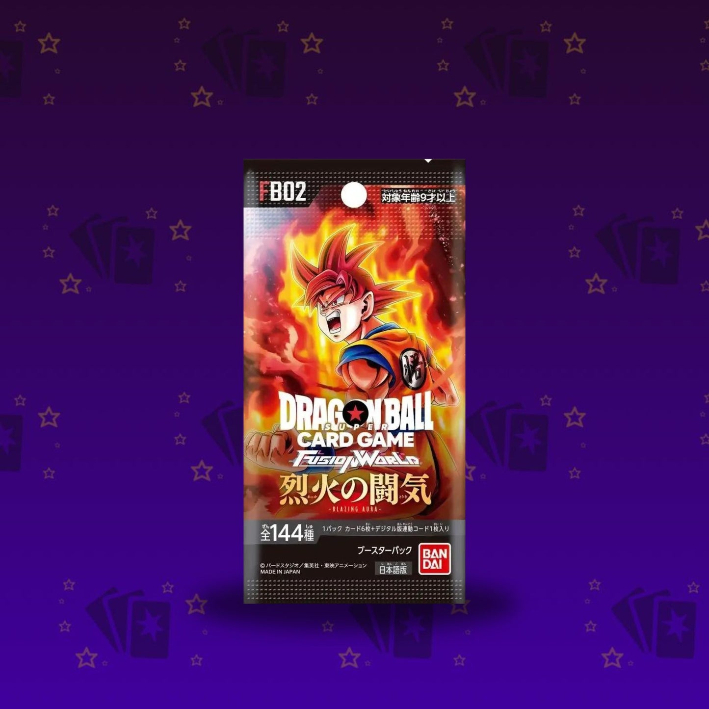DragonBall Super Fusion World Blazing Aura Einzelbooster FB02 (Japanisch)