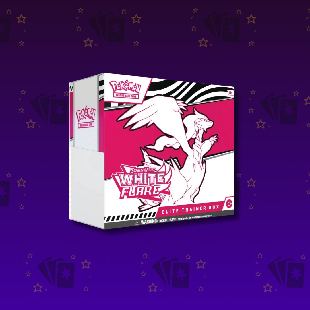 Karmesin Purpur White Flare Elite Trainer Box