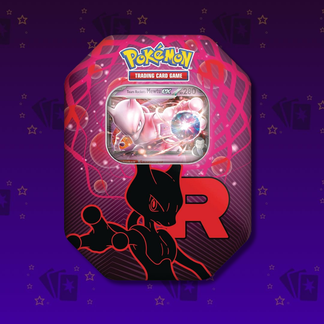 Team Rockets Mewtu EX Tin Box