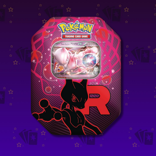 Team Rockets Mewtu EX Tin Box