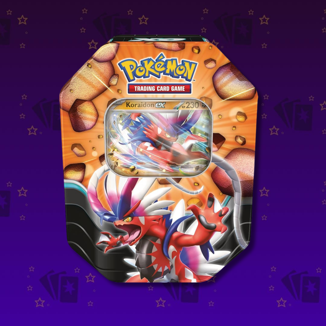 Schlagkräftige Legenden Koraidon EX Tin Box