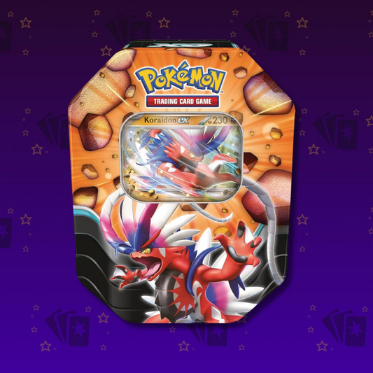 Schlagkräftige Legenden Koraidon EX Tin Box