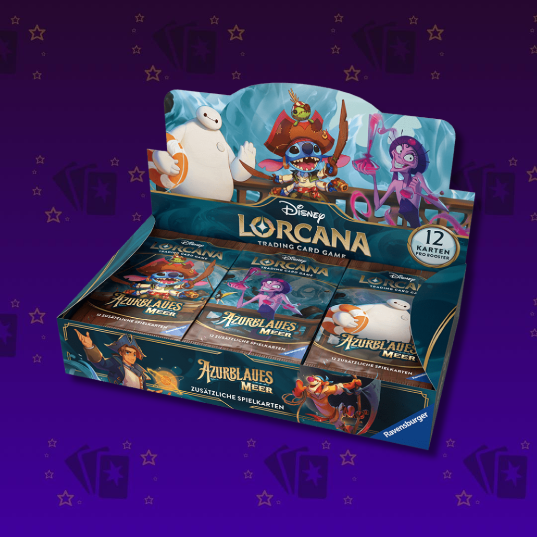 Disney Lorcana Azurblaues Meer Booster Display DE