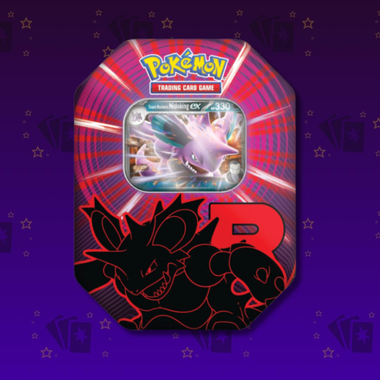 Team Rockets Nidoking Ex Tin Box