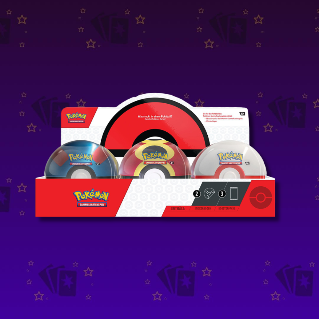Pokeball Herbst Tin 2025 Auswahl zufällig