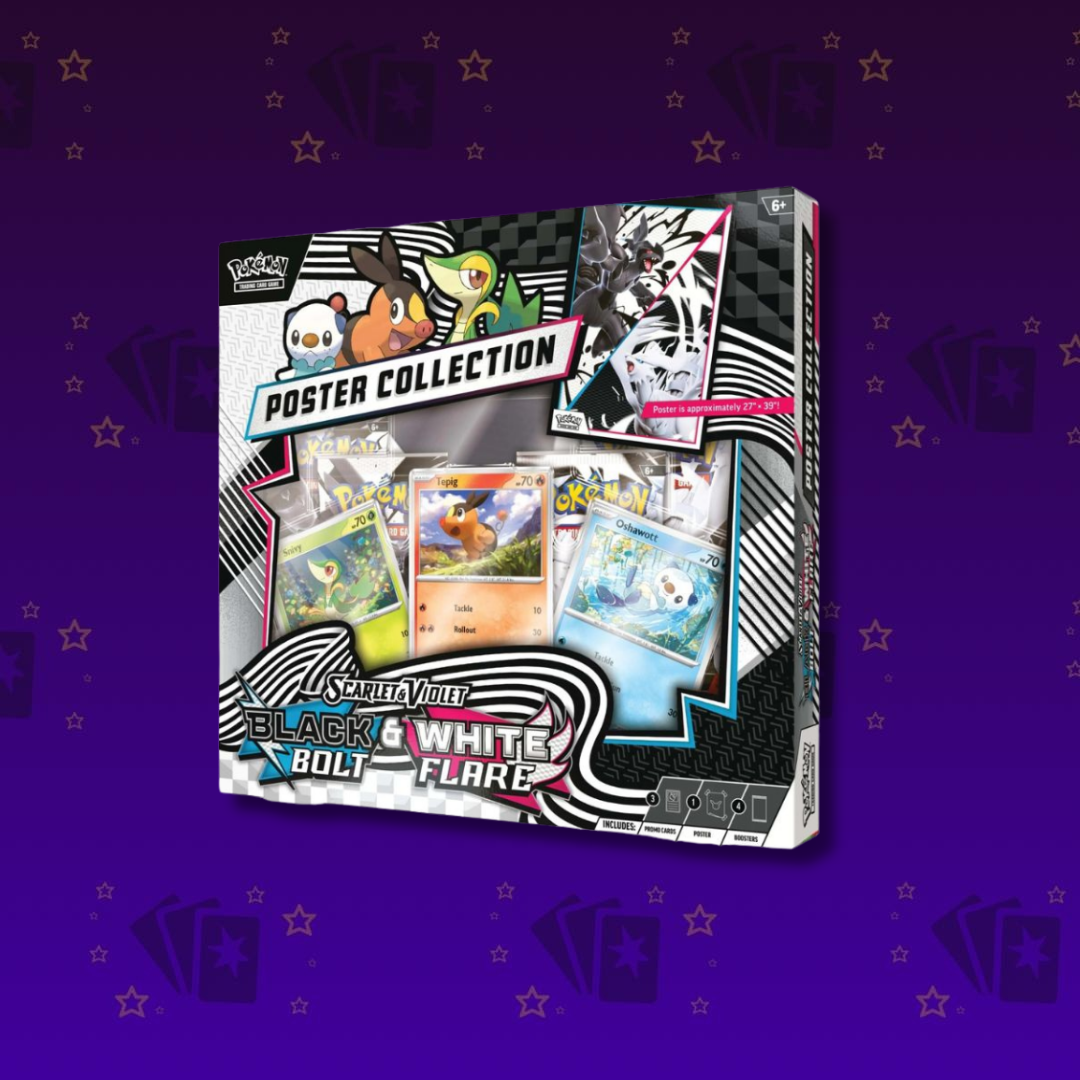 Karmesin Purpur Weiße Flammen & Schwarze Blitze Poster Kollektion