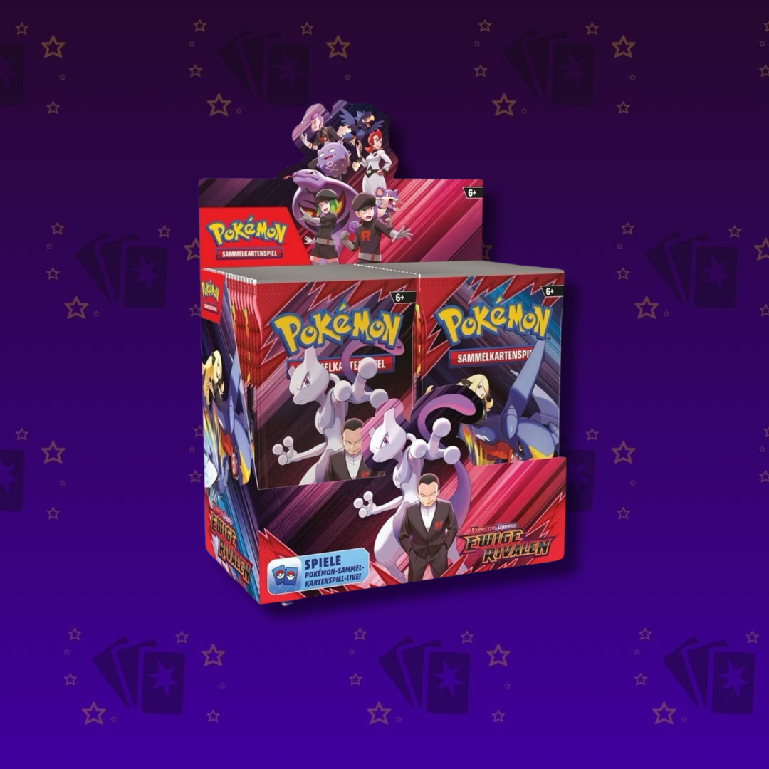 Karmesin Purpur Ewige Rivalen Booster Display